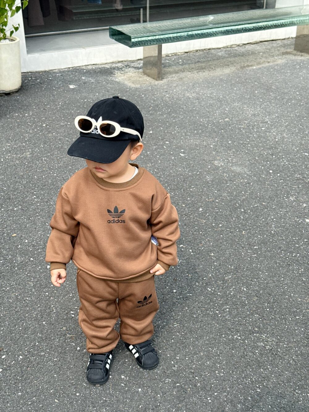 🤎棕色喬丹印花套裝