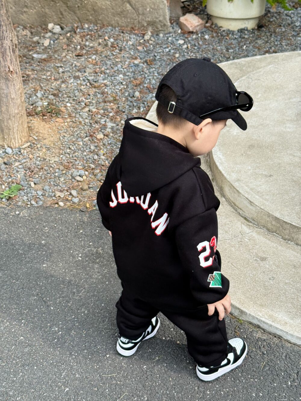 🤎喬丹連帽印花套裝