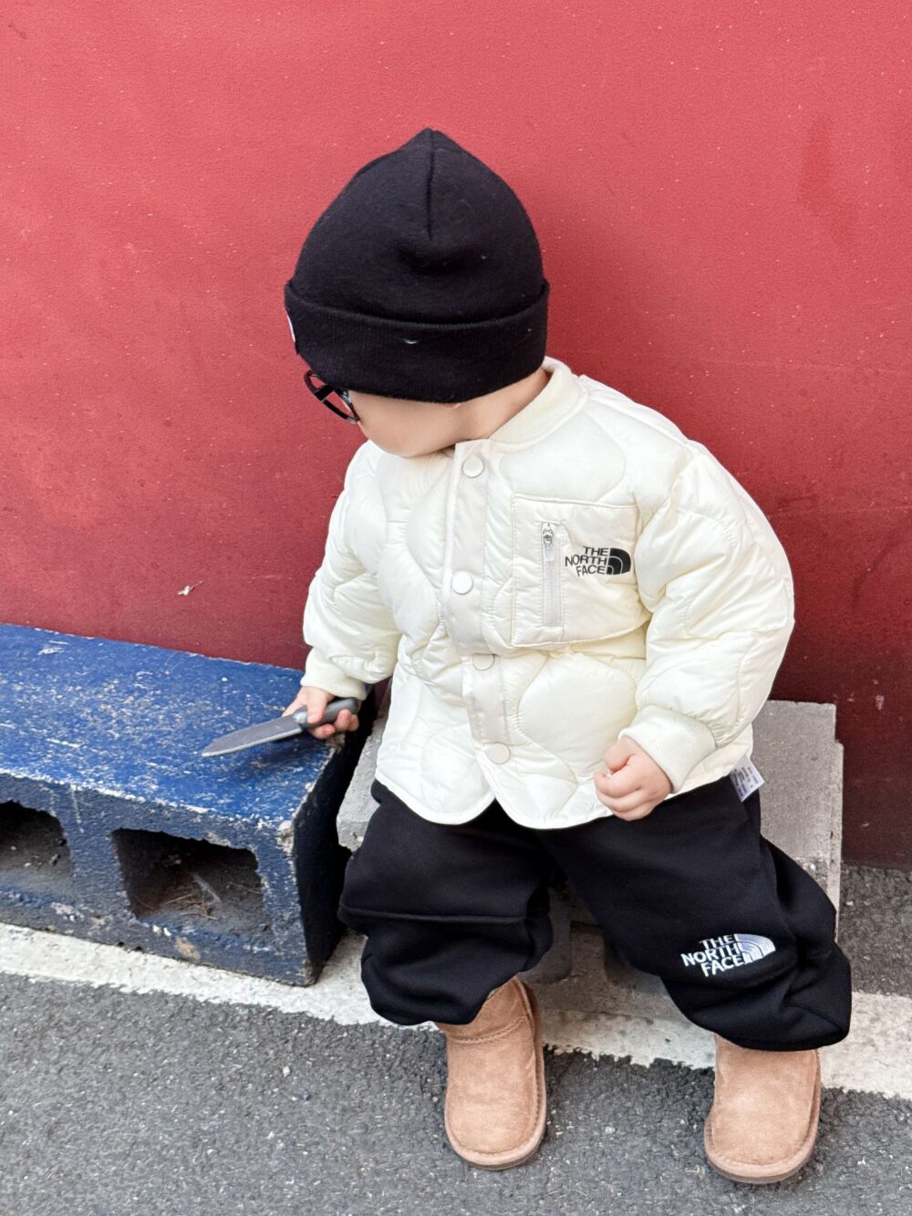 🤎 北臉菱格羽絨外套