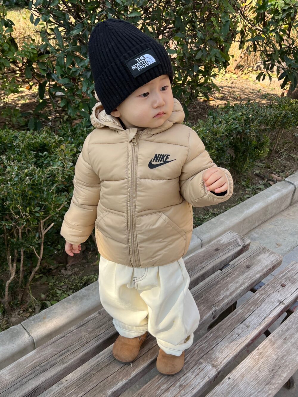 🤎NK立體logo 羽絨外套