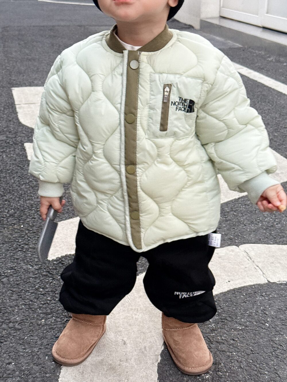 🤎 北臉菱格羽絨外套